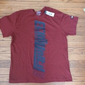 Ecko Unltd - Men's Dark Red/Black Short Sleeve Medium T-Shirt.  NWT